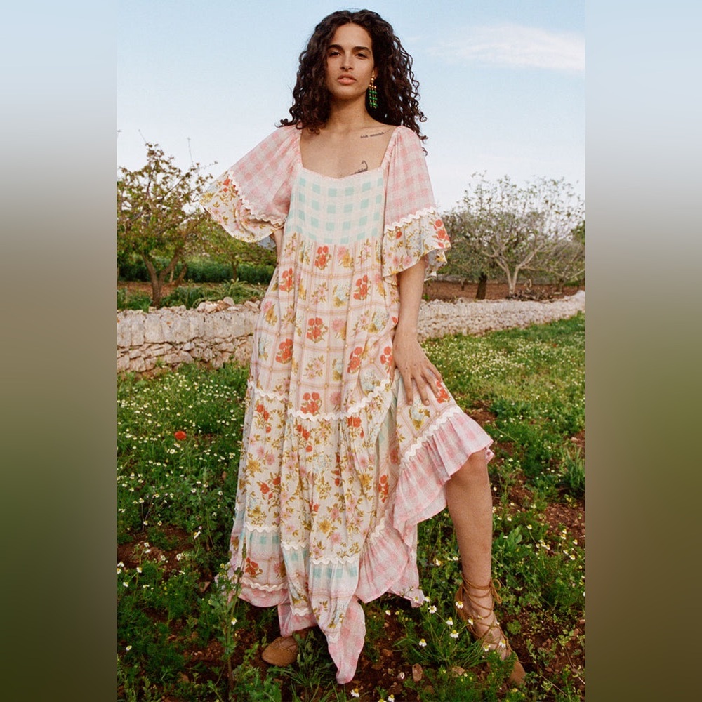 Spell & the Gypsy Collective Flora Gown in Pastel